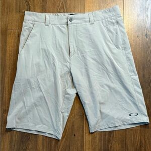 Oakley Men's Take Pro Short 3.0 Golf Shorts Stone Gray, Size 36